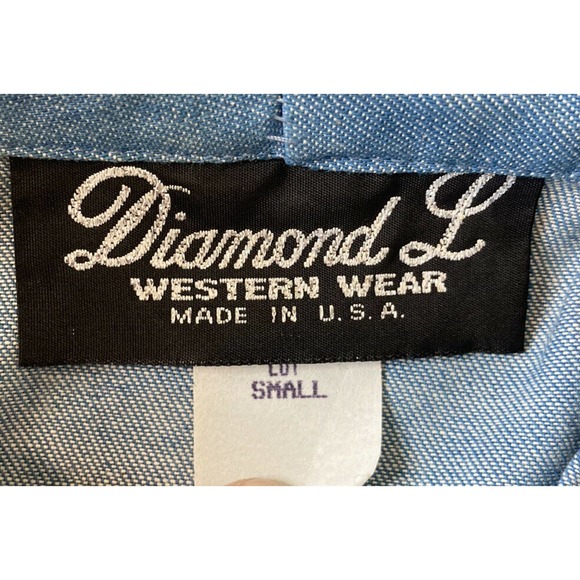 Diamond L Western Wear Button Up Blazer Jacket S - Picture 4 of 8